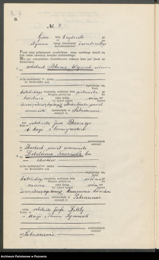 image.from.unit.number "Rejestr poboczny małżeństw"