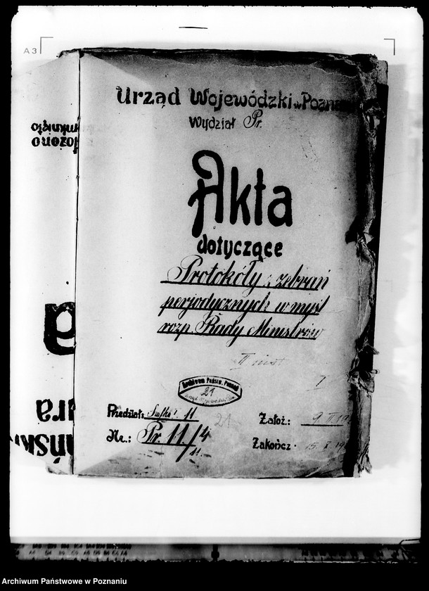 Obraz 4 z jednostki "Protokoły z zebrań periodycznych II instancji władz i urzędów- w myśl rozporządzenia Rady Ministrów"