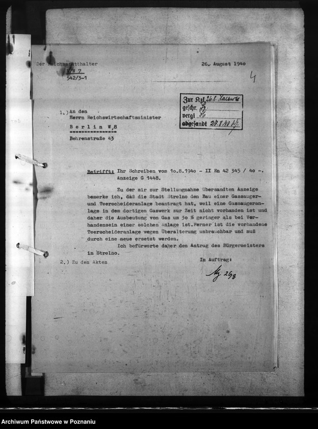 Obraz 8 z jednostki "Gaswerk - Strelno (Strzelno)"