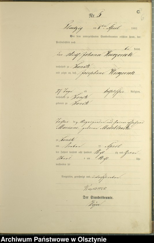 image.from.unit.number "Sterbe-Haupt-Register nr 1 - 24"