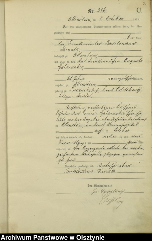 image.from.unit.number "Sterbe-Haupt-Register Tom II,Nr 386 - 494"
