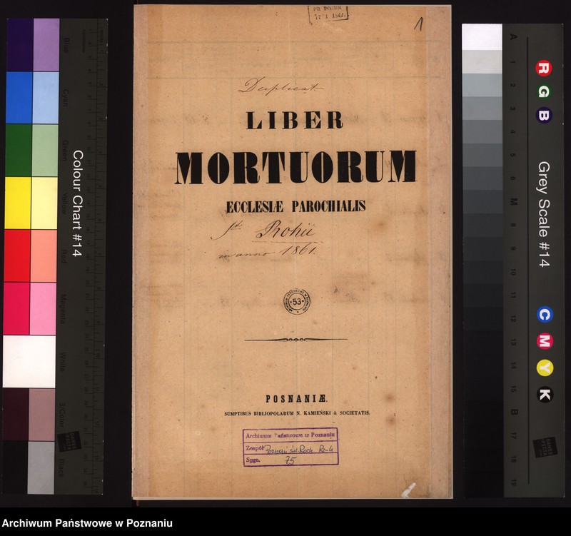Obraz 3 z jednostki "Duplicat mortuorum"