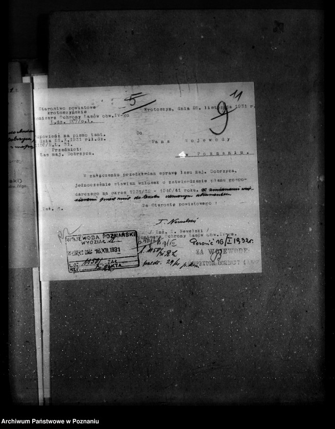 image.from.unit.number "Majętność leśna Dobrzyca powiat krotoszyński"