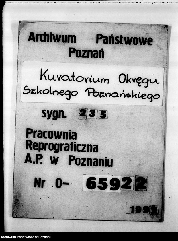 Obraz 1 z jednostki "Prywatna Szkoła Powszechna z niemieckim językiem nauczania imienia Schillera- Poznań"