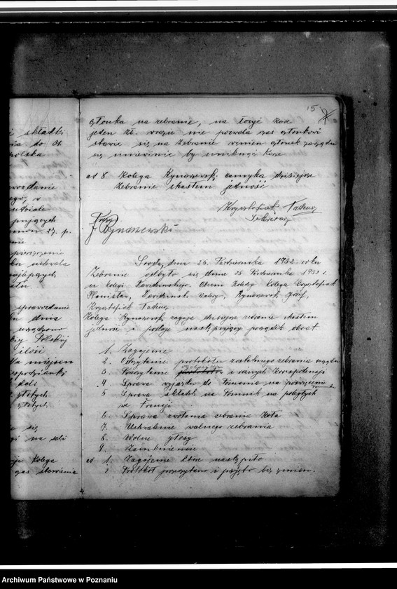 Obraz 19 z jednostki "Sprawozdania z zebrań związku"