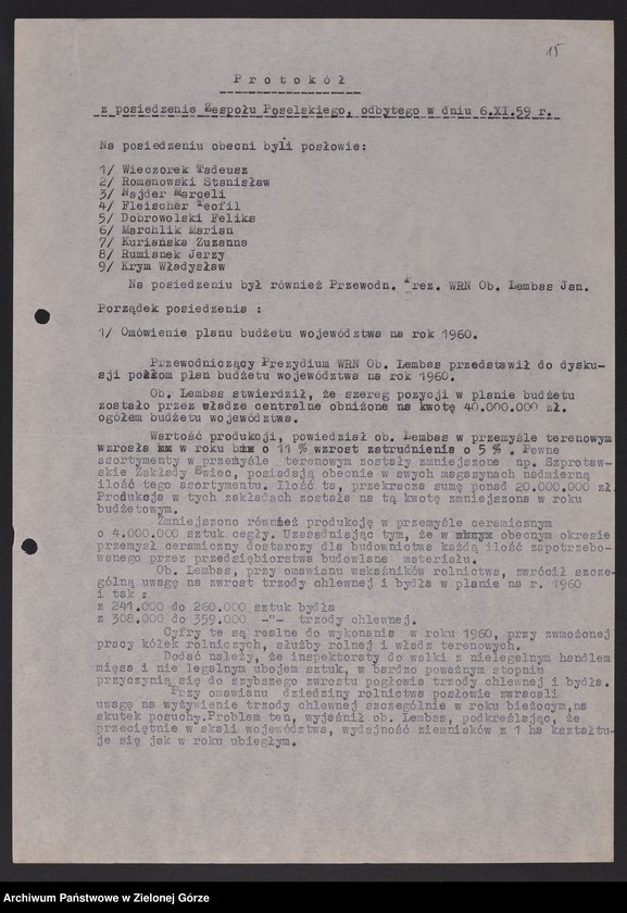 image.from.unit.number "Protokoły z posiedzeń Wojewódzkiego Zespołu Poselskiego"