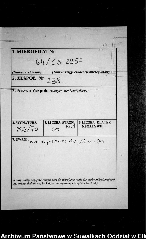 image.from.unit.number "Geburts-Neben-Register des Preussischen Standes-Amtes Kehlen Kreis Angerburg"