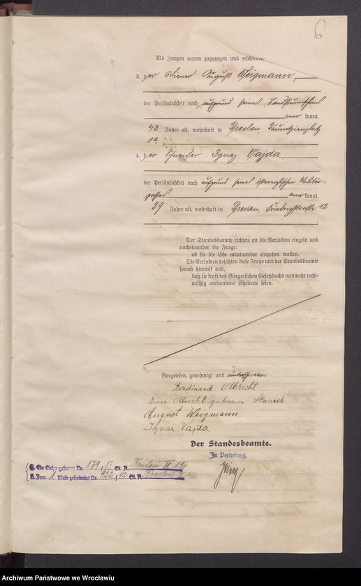 image.from.unit.number "Heirats-Haupt-Register Breslau IV 1912 Band 2"