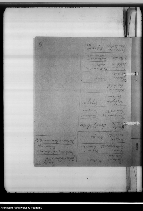 image.from.unit.number "[Wykazy duplikatów ksiąg kościelnych przejętych przez Gausippenamt w Poznaniu oraz spis ksiąg kościelnych otrzymanych przez Kreissippenamt w Czarnkowie]"