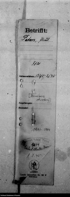 Obraz 4 z jednostki "Peters, Paul - komisarz obwodowy"