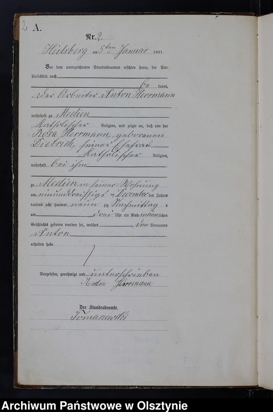 image.from.unit.number "Geburts-Haupt-Register Nr 1 - 139"