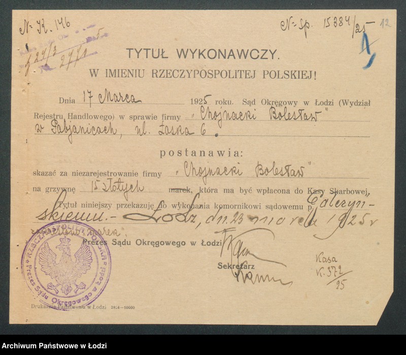 Obraz 14 z jednostki "Bolesław Chojnacki- restauracja- Pabianice"