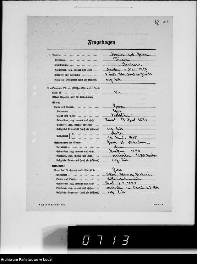 Obraz 16 z jednostki "[Akta personalne pracowników] Lit.K"