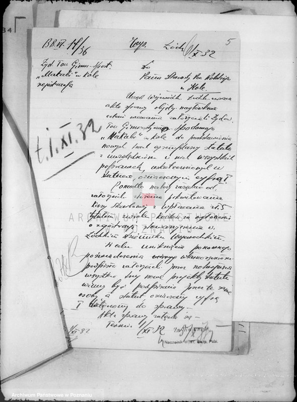 Obraz 9 z jednostki "/Żydowskie Stowarzyszenie Gimnastyczno-Sportowe,,Makabi" w Kole/"