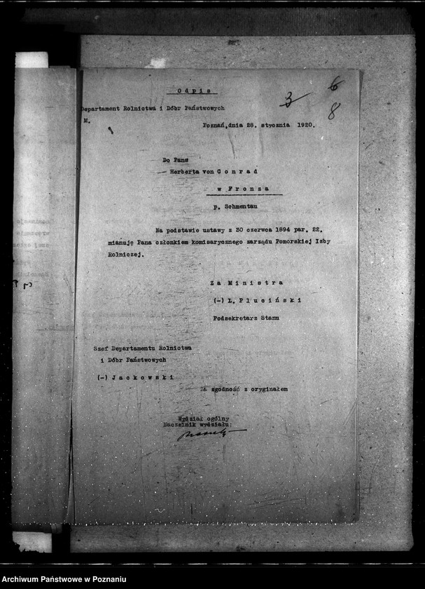 Obraz 12 z jednostki "Sprawy szczegółowo-administracyjne Pomorska Izba Rolnicza"