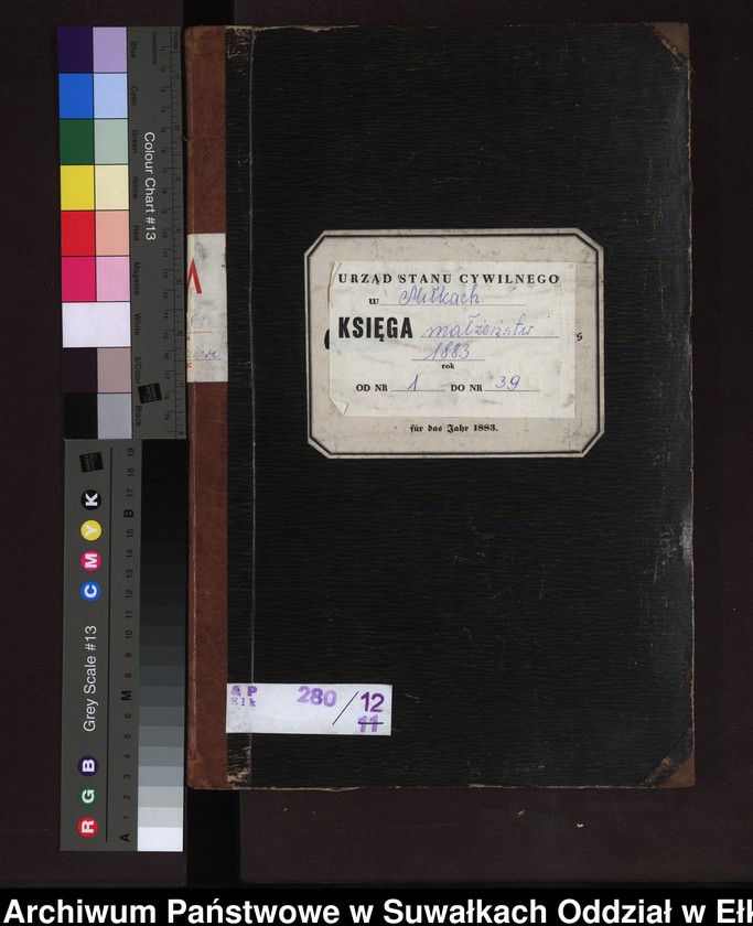 image.from.unit.number "Heiraths-Neben-Register des Preussischen Standes-Amtes Rydzewen Kreis Loetzen"