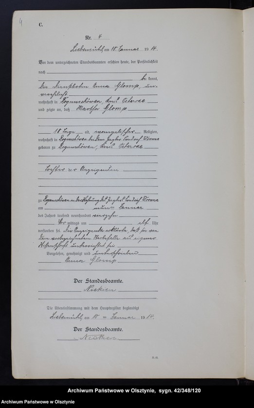 image.from.unit.number "Sterbe-Neben-Register Nr 1 - 72"