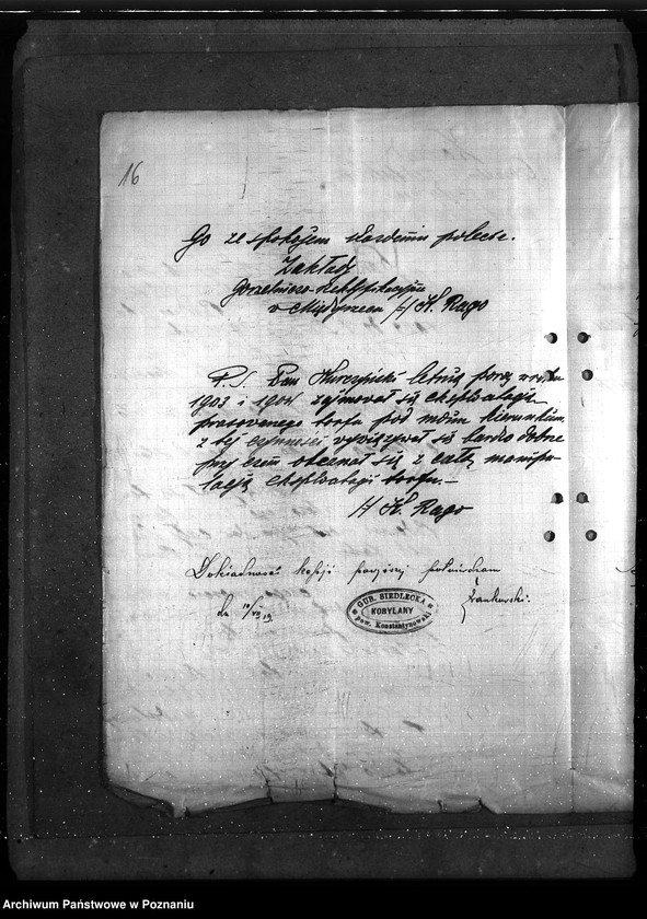 Obraz 20 z jednostki "Naczelna Rada Ludowa w Poznaniu wnioski na posadę do gorzelni"