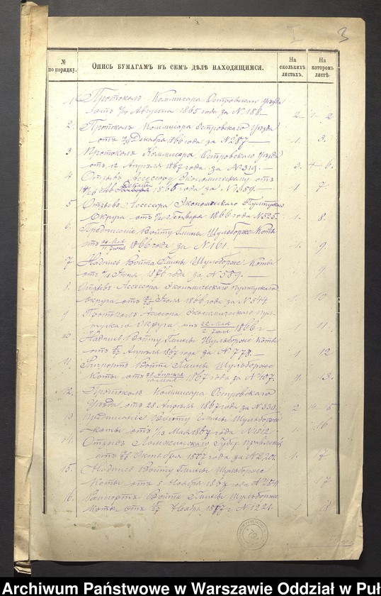 image.from.unit.number "O urządzaniu chłopów byłej rządowej wsi Zuzel wchodzącej w skład byłej ekonomii Kałęczyn, gm. Szulborze Koty"