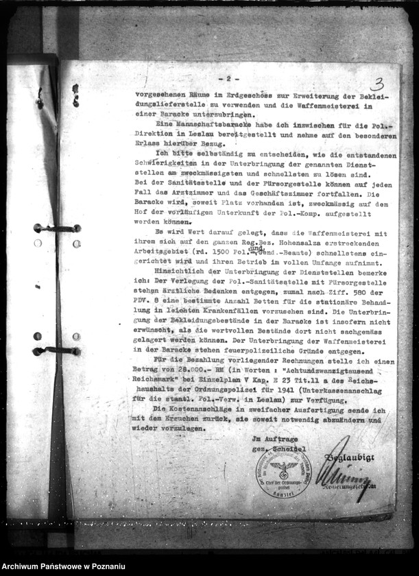 Obraz 7 z jednostki "Dienststellen der Polizei, Waffenmeisterei in Leslau"