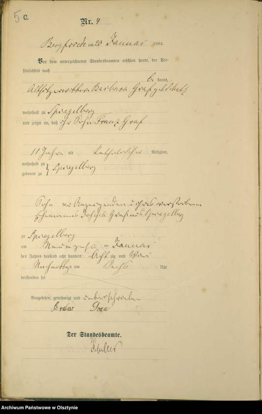 image.from.unit.number "Sterbe-Haupt-Register Nr 1 - 64"