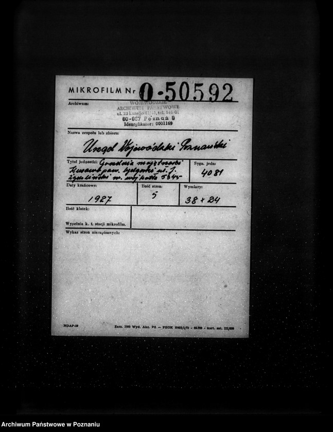 Obraz 2 z jednostki "Gorzelnia majętności Kusowo pow. bydgoski własność J. Żychliński nr woj. kotła 5345"