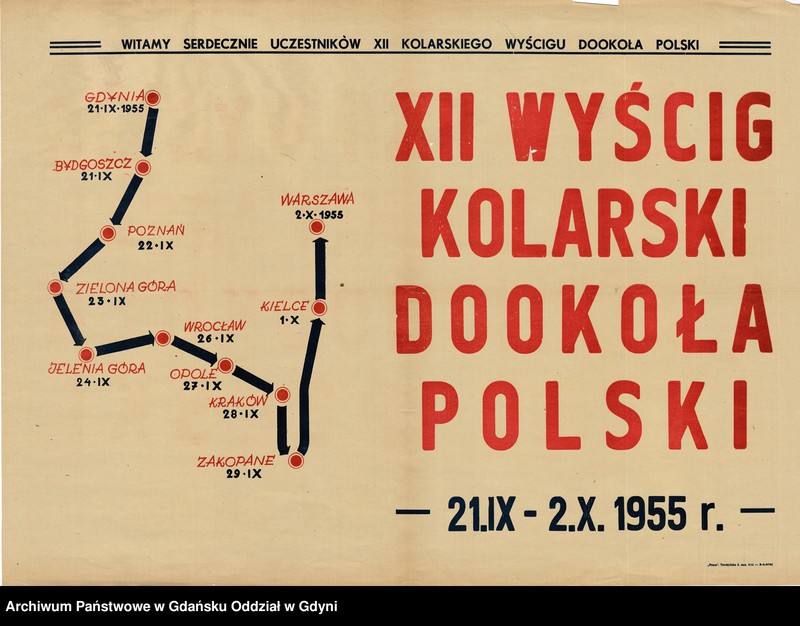 Obraz 14 z kolekcji "Plakaty Sportowe Trójmiasta lat 60"