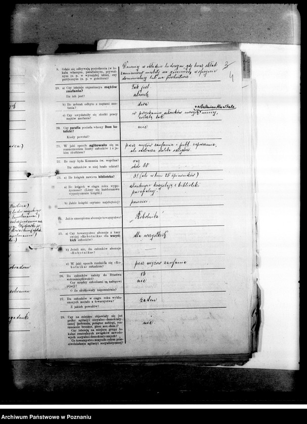 Obraz 8 z jednostki "Sprawozdania z działalności, korespondencja"