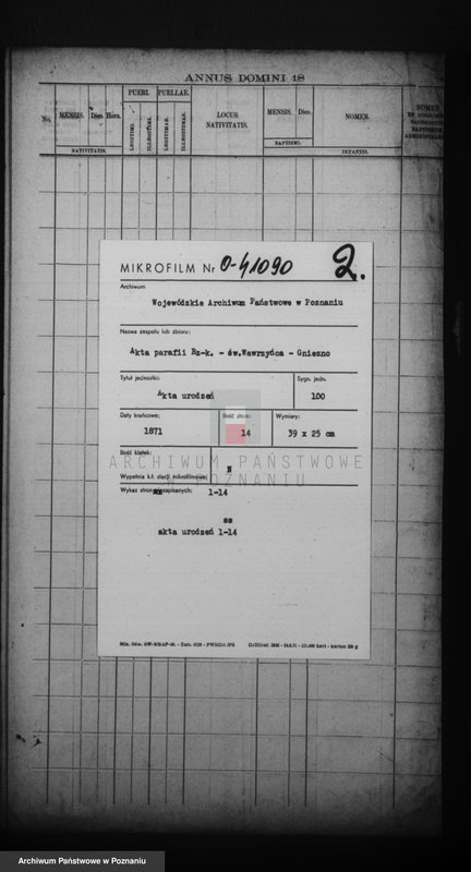 Obraz 2 z jednostki "Duplikat urodzonych"