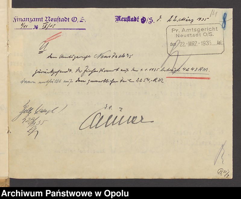 image.from.unit.number "Verfügung von Todes wegen des Maschinenbauers Emil Aust und seiner Ehefrau Marta geb[orene] Steiner in Neustadt"
