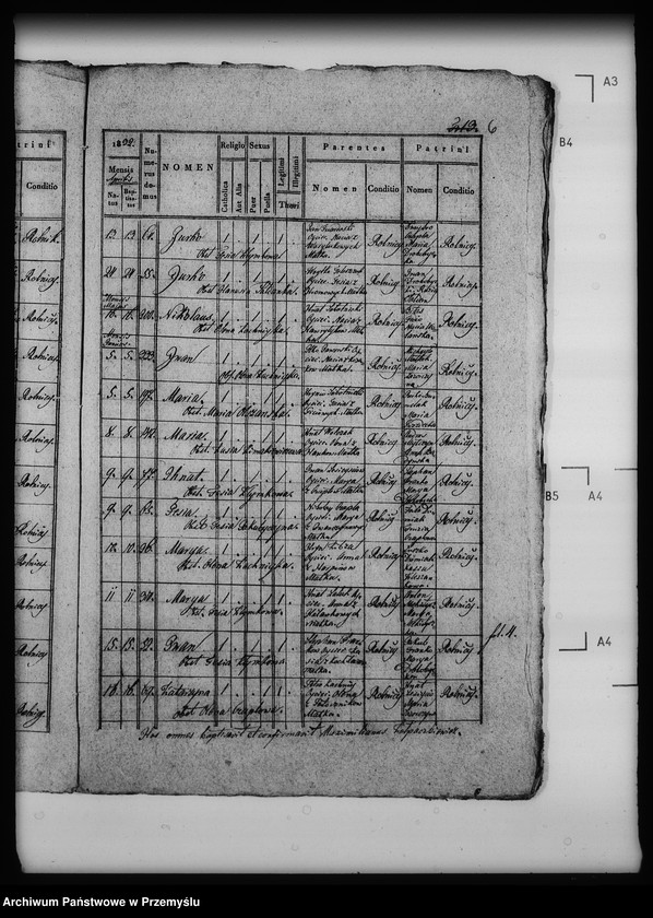 Obraz 10 z jednostki "[Kopie ksiąg metrykalnych parafii Nahujowice (dekanat Drohobycz)]"