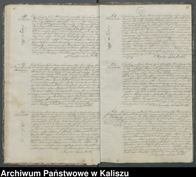 Obraz 15 z jednostki "Książka duplikat aktów urodzeń, zaślubień i zejść"