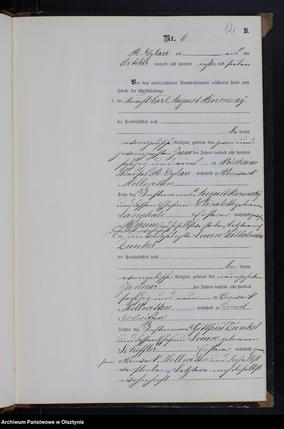 image.from.unit.number "Heiraths-Neben-Register Nr 1 - 11"