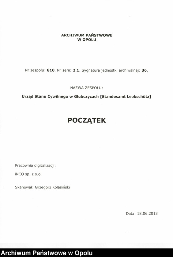 image.from.unit.number "Geburts-Register (Haupt-Register) 1903 (Głubczyce)"