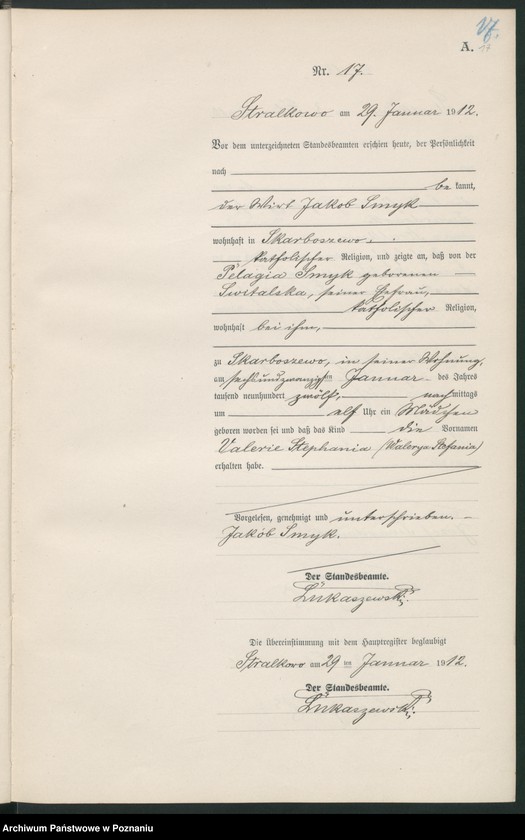 Obraz 20 z jednostki "Geburts-Neben-Register"