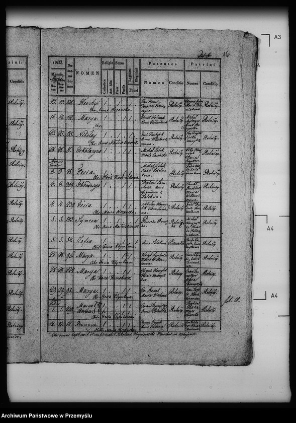 Obraz 20 z jednostki "[Kopie ksiąg metrykalnych parafii Nahujowice (dekanat Drohobycz)]"
