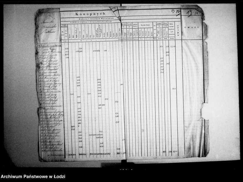 Obraz 17 z jednostki "Akta tyczące się stanu fabryk"