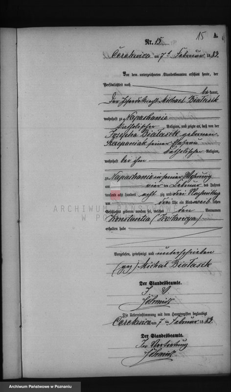 Obraz 17 z jednostki "Księga urodzeń"