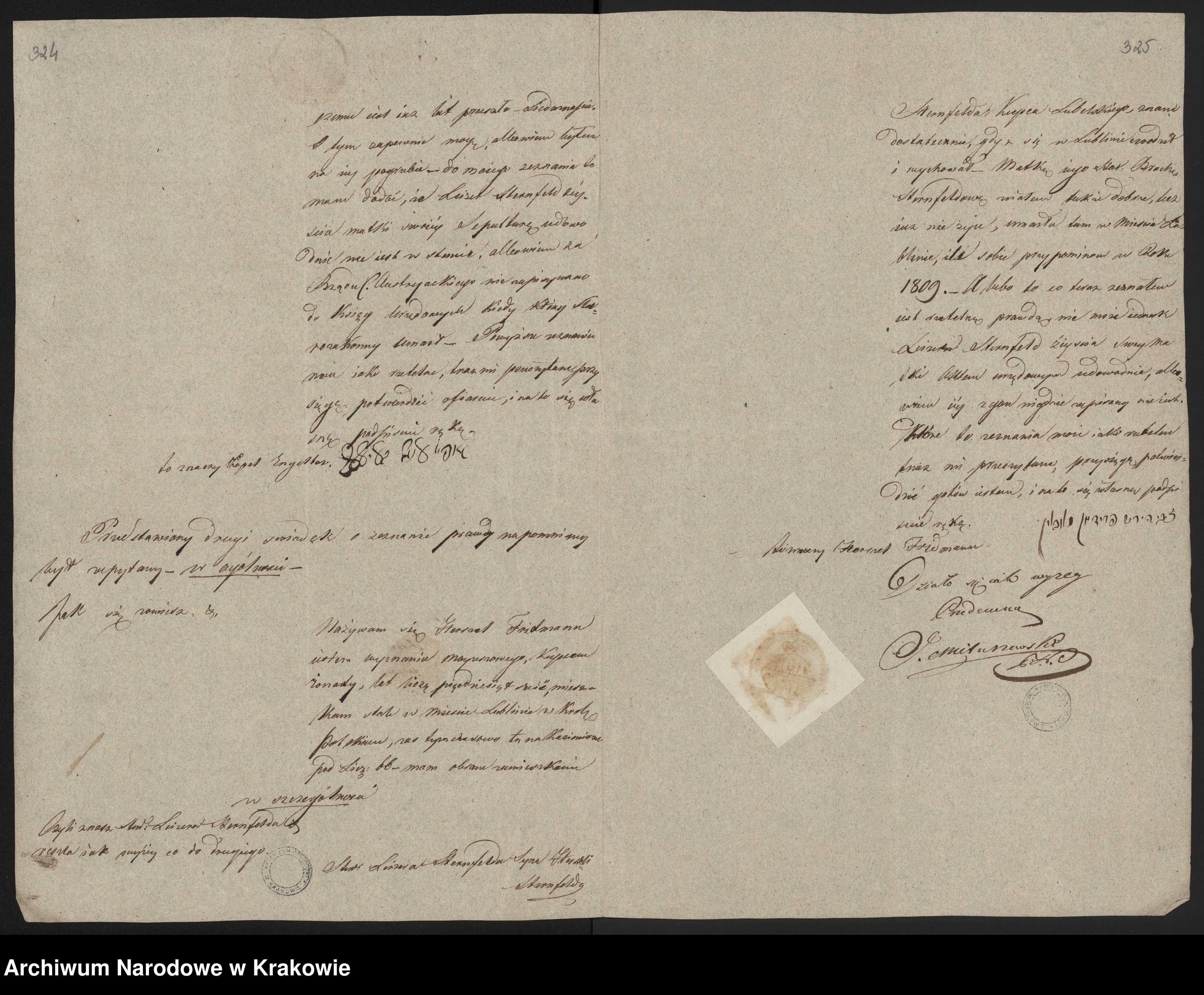 Skan z jednostki: [Alegata do akt małżeństw z 1827 r.]