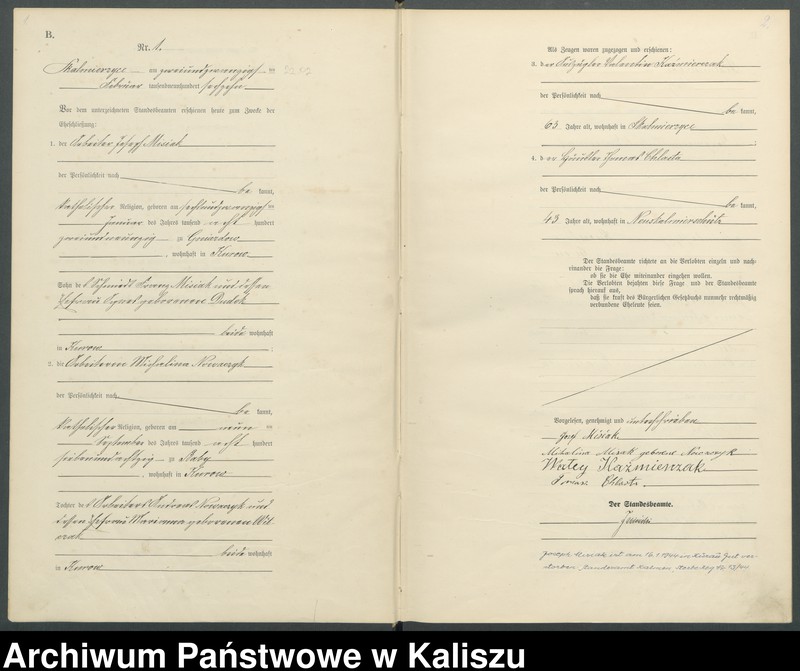 Obraz 5 z jednostki "[Księga małżeństw]"