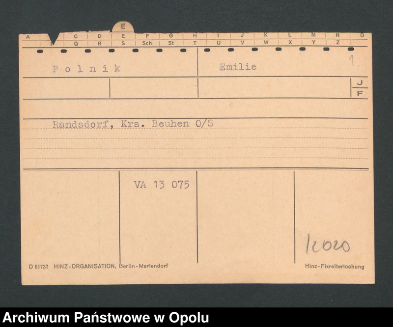 Obraz 3 z jednostki "[Polnik Emilie, zam. Randsdorf]"