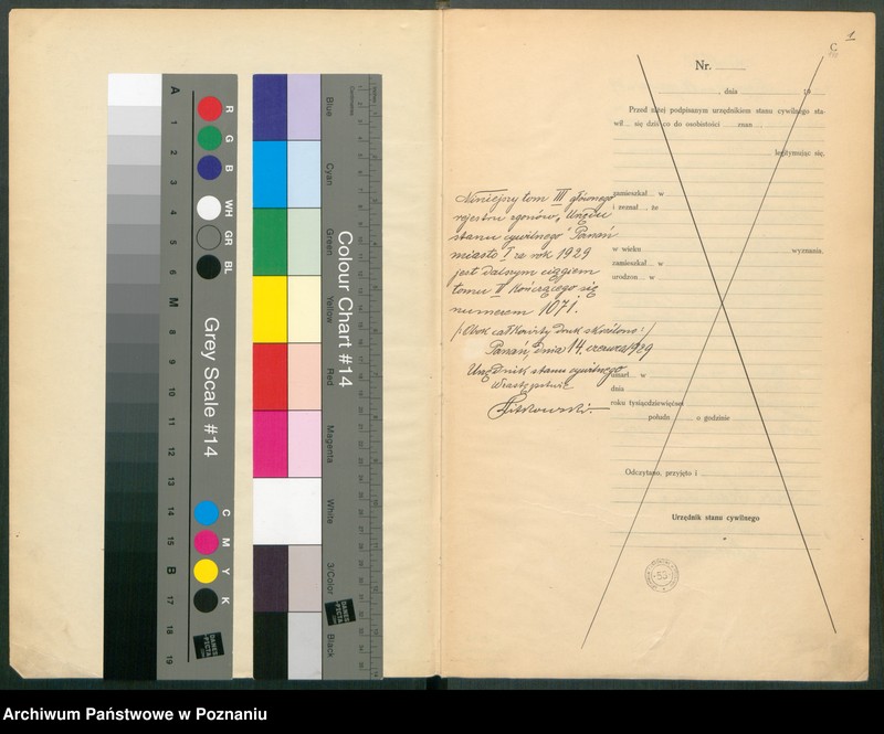 Obraz 3 z jednostki "Księga miejscowa zgonów tom III [Rejestr główny zgonów]"
