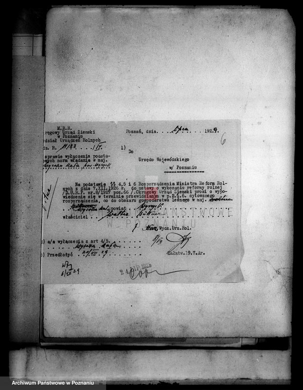 Obraz 13 z jednostki "Majątek Wysoka Mała wyłączenie z art.. 4 i 5 ustawy o wykonaniu reformy Welter Buttner"