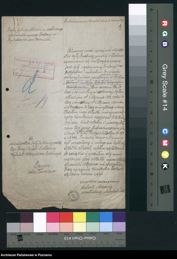 Obraz 3 z jednostki "[Odwołanie Ludwika Nochowicza z Budziszewa do Ministerstwa]"