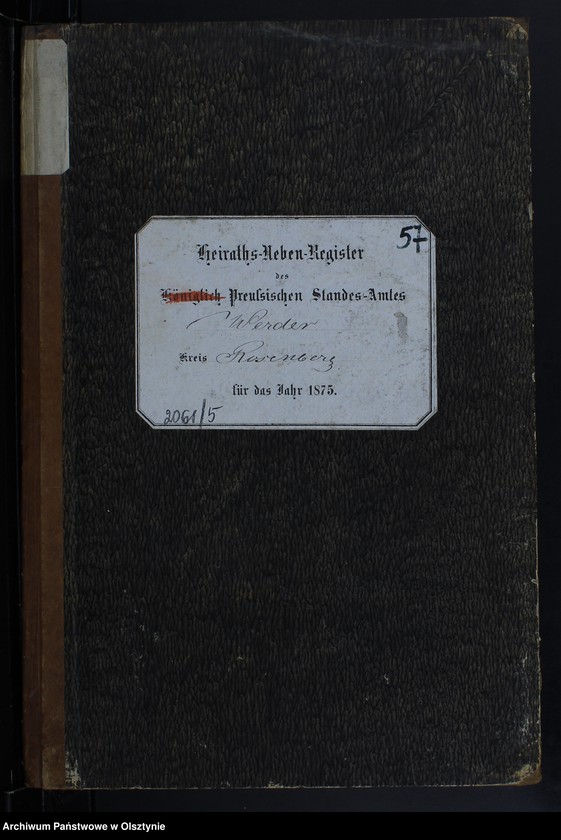 image.from.unit.number "Heiraths-Neben-Register Nr 1 - 9"