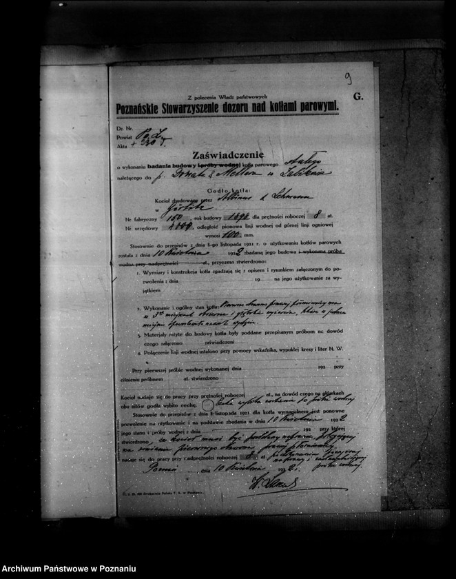 Obraz 13 z jednostki "Wytwórnia Chemiczna Firmy Donat i Meller w Źabikowie powiat poznański nr woj. 10"