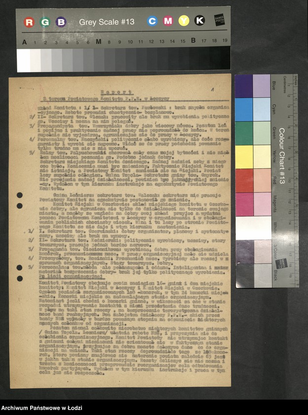 Obraz 2 z jednostki "Sprawozdania instruktora [Wydziału] z wyjazdów w teren"