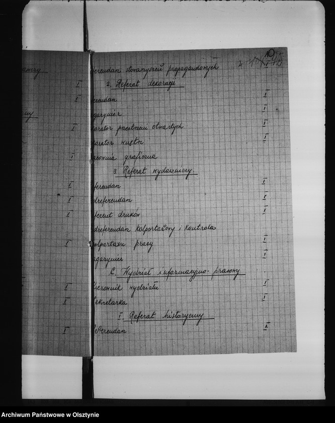 image.from.unit.number "Sprawozdania poszczególnych Wydziałów Urzędu Pełnomocnika. VI"