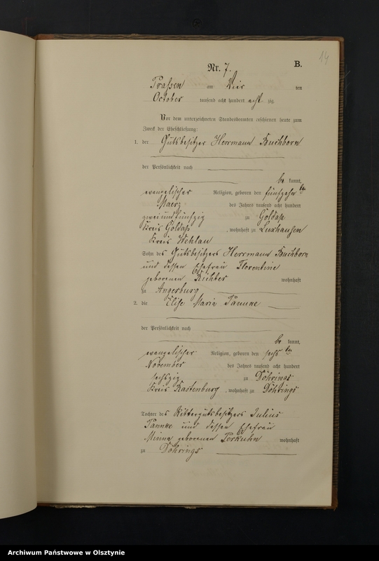 image.from.unit.number "Heiraths-Neben-Register Nr 1 - 12"