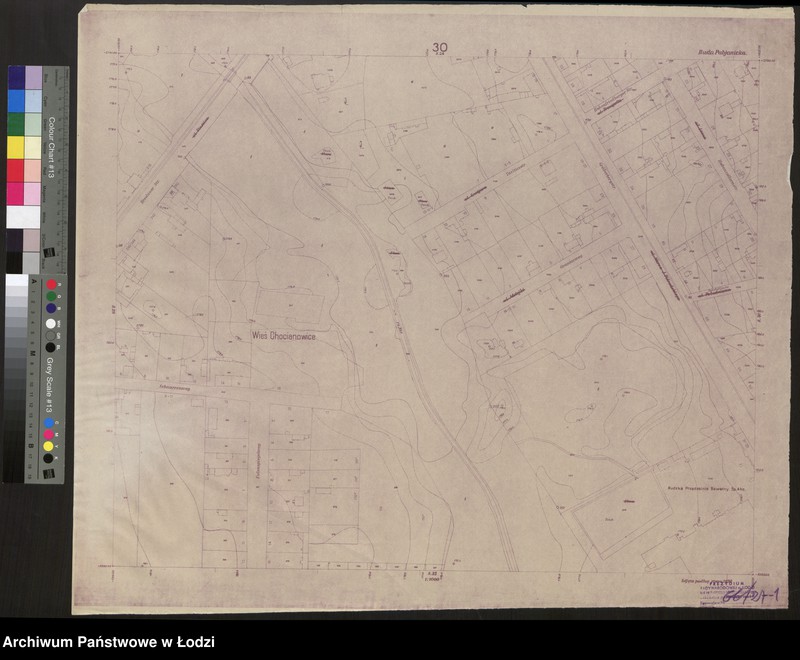 Obraz 1 z jednostki "Plan miasta Rudy Pabianickiej Sekcja 30"